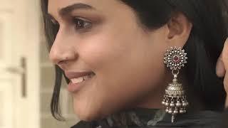 Pure silver jhumka earrings