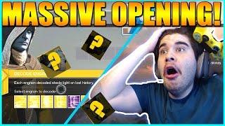 Destiny - OMG I GOT IT GUYS!!! | MASSIVE ENGRAM OPENING! (RISE OF IRON)