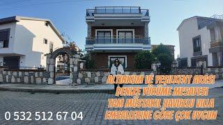 Altınkum ve yeşilkent arası bu fiyatlara￼￼ tam müstakil villa yok denize yürüme mesafesi(2170)