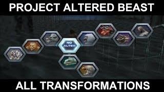 Project Altered Beast (PS2) - All Transformations CG Scenes