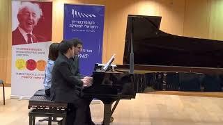 Yukine Kuroki, Georgii Gigashvili, Kevin Chen play Rachmaninoff–Romance in A major six hands