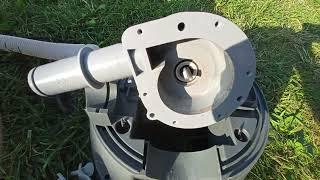 Repair of the sand filter pump for the pool Bestway 58515.