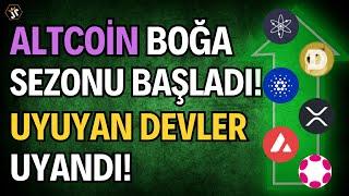 Uyuyan Devler Uyandı! Altcoin Boğa Sezonunun İlk Sinyalleri! DOGE, XRP, AVAX, ADA, XLM, ATOM, DOT