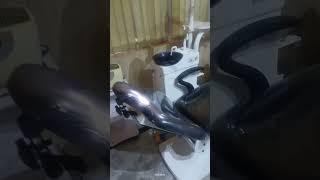 new dental chair with LED light tach pad 2 air rotor points with micro motor point  newmtic suction