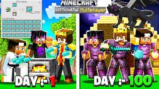 100 Days But SMELTING MULTIPLIES ITEMS In Minecraft 