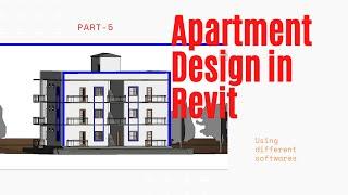 #5. Complete Apartment Design.|Design wirh Detailing Complete Process in Revit Architecture. Part-05