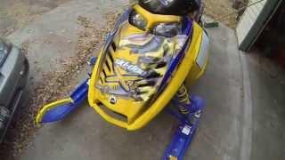 2007 Ski-doo XRS 600 SDI Powder Coated tunnel and skid! C&A Skis