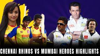 Chennai Rhinos vs Mumbai Heroes - Epic Highlights from CCL Faceoff | CCL 2024