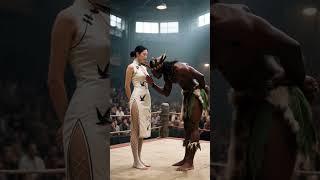Cheongsam women are not easy to bully. #kungfu #fight #boxing #mixed #martialarts