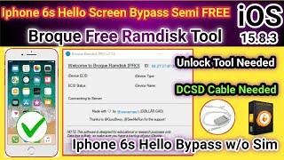 Iphone 6s Hello Screen bypass done by Broque Ramdisk tool | Semi Free | How to change iphone 6s SN