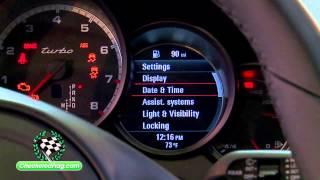 How to Set Your Clock in New 2014 Porsche