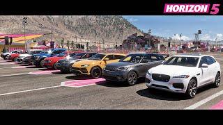 Forza Horizon 5 - Top 26 Fastest Suv & Pickup Cars Drag Race (Tuning)