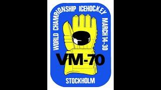 Hockey - WC 1970, 2nd Game group CSSR-Sweden