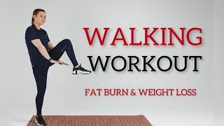 20 MIN WALKING WORKOUT FOR WEIGHT LOSS / CARDIO / FAT BURN / No Jumping