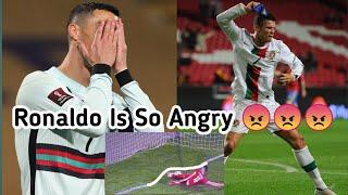 Christiano Ronaldo Disallowed Goal Vs Serbia | Christiano Ronaldo Angry | Top Trender |