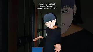 When the Top wakes up alone in bed in Yaoi(version 2)