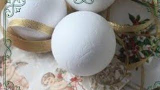 DIY - Christmas Ornament with Styrofoam Balls - Christmas 2018