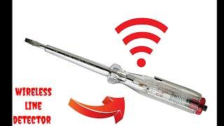 How to make a simple AC line detector||Simple Wireless tester using old neon screwdriver..