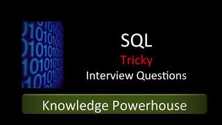 SQL Tricky Interview Questions Preparation Course