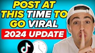 The BEST Time & Days To Post on TikTok To GO VIRAL CHANGED  (not what you think)