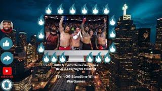 WWE Survivor Series WarGames Review & Highlights | Team OG Bloodline Wins WarGames #WWEWarGames2024