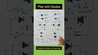 Fastest revision on YouTube | play with Diodes | #shorts|Physics cheat codes for neet| #backtobasics