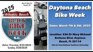 Black Bike Week 2025 + Daytona Beach Bike Week 2025 **UPDATE**