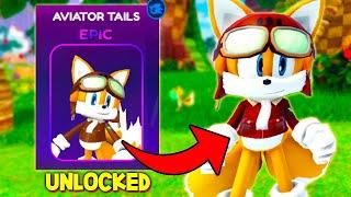 How To Unlock AVIATOR TAILS CHARACTER FAST In SONIC SPEED SIMULATOR | ROBLOX !