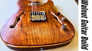 I built this WALNUT TELECASTER! Without a CNC.