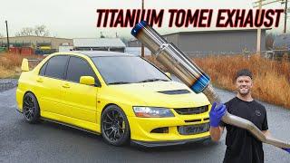 INSTALLING THE BEST (TITANIUM) EVO EXHAUST!