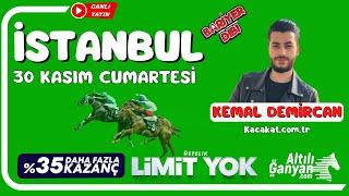 İSTANBUL / Canlı Yayın / Bariyer Dibi / 30 Kasım 2024 Cumartesi #atyarisi