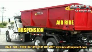 Peterbilt 365 Roll Off / Hooklift Truck Working