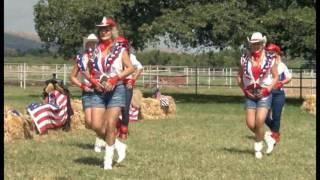 Rodeo Girls Linedancers South Africa with Armand "Ride like a Cowboy" with his horse Ferm