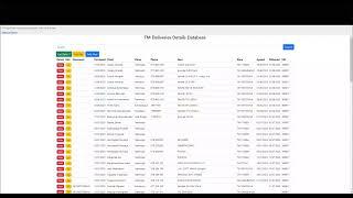 Google Sheets Web App TM Deliveries Details Database