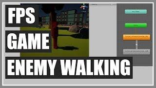 Enemy Walking Animator - FPS Game In Unity - Part 59