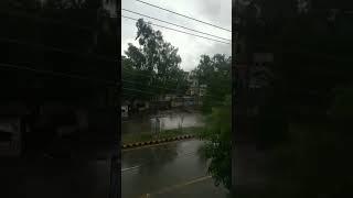 rainy scene in VU BWN | virtual university of Pakistan