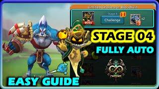 Limited Challenge Bloodlust Stage 4 Easy Guide | Lords Mobile Grim Wolf Stage 4 Fully Auto