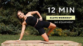 12 MIN- Glute Workout// No Equipment//Jessica Webb