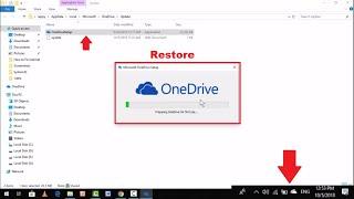 How to Get back Missing Microsoft OneDrive Icon Form Taskbar in Windows 10