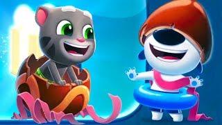 ГОВОРЯЩИЙ ТОМ АКВАПАРК #2 Бассейн говорящего Тома  НОВЫЕ УРОВНИ Talking Tom Pool Update