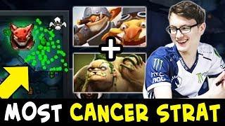 200 kills 2 hrs game — Miracle TECHIES + PUDGE most CANCER STRAT