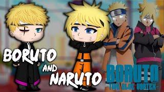 Naruto's friends react to Boruto timeskip&Naruto||NARUTO & BORUTO||Gacha club|