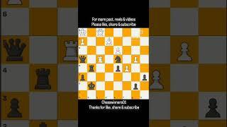 Black to move, The power of sacrifice n fork find the move%