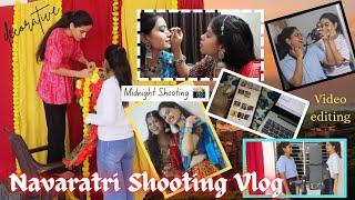 Navaratri Shooting vlog ||