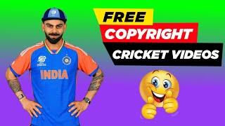 Upload FREE COPYRIGHT Cricket Clips | No Copyright Cricket Videos 