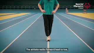 Young Athletes Activity Guide: Walking Heel to Toe on a Line