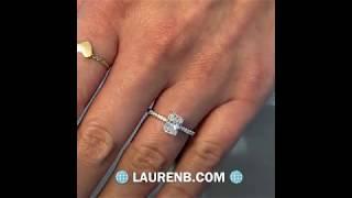 1.3 ct Radiant Cut Diamond Engagement Ring