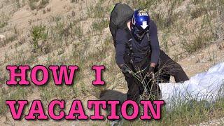 How to Beat the Heat:  Kyle O Vacation Paragliding Lake Michigan