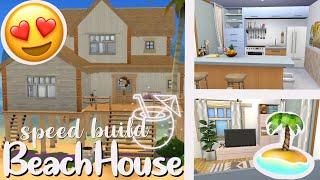 BEACH HOUSE ️️ | Speed Build | Sims 4 Simerla