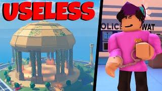 USELESS Things in Roblox Jailbreak!